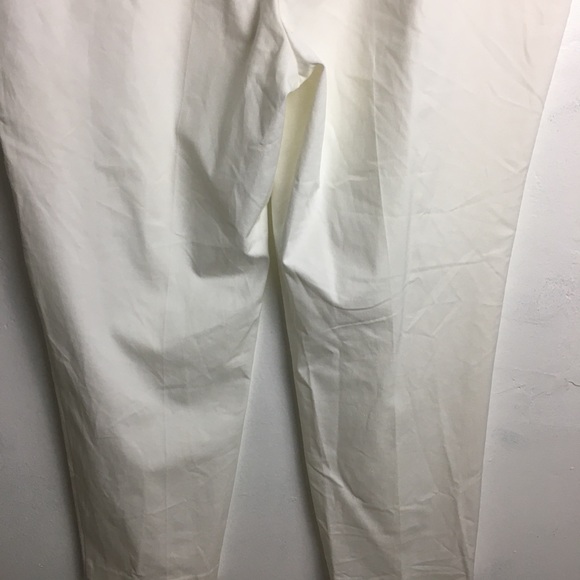 Alfani Tummy Control White Pants Plus size slim leg high rise - Picture 6 of 12